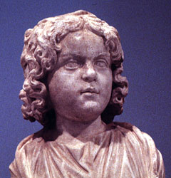 050. Buste en marbre dune fillette (fin du 2eme s. p.C.).jpg